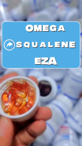 Minyak Hati Ikan Hiu || OMEGA SQUALENE EZA 50 KAP FOOD SUPLEMENT OMEGA3 | omega3 | imunitas|omega3|omega3