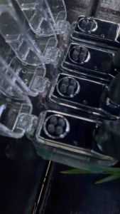 Lighter Electronic USB Rechargeable Lighter Transparent Case Windproof Flame Charging LIghter LED Light Pemetik Api