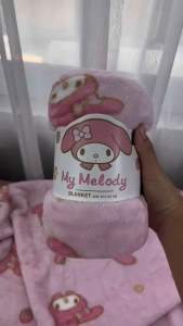 ผ้าห่มเด็ก Moshi Moshi ลาย My Melody ลิขสิทธิ์แท้ ขนาด 80x100 cm