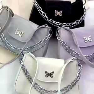 Tas Selempang Bahu Kulit Wanita Tas Hp Cewek Rantai Shoulder Bag GT 753