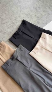 Alexa Pants Celana Kerja Kantor Wanita Basic Pinggang Belakang Karet