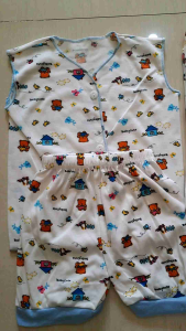 Setelan Baju Bayi Printing SNI 3stel