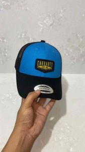 TOPI PRIA MODEL JARING MOTIF LOGO BORDIR TIMBUL FULL TAG FULL LEBEL