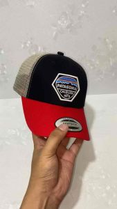 TOPI PRIA MODEL TERBARU JARING TRUCKER MOTIF BORDIR BAHAN KATUN TEBAL FULL TAG FULL LEBEL