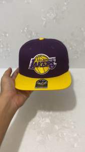 Topi SnapBack Lakers Logo Bordir Timbul Uniseks Pria Dan Wanita Model Terbaru Keren Dan Stylish