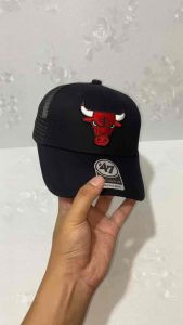 TOPI PRIA TRUCKER JARING LOGO BORDIR BAHAN KATUN FULL TAG FULL LEBEL