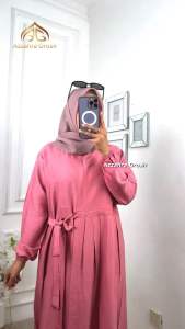 Eurigo - Intana Tunik Wanita LD110 Resleting Dada Linen Floy Busui / 613-7803