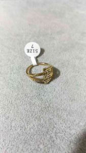 Cincin Titanium Wanita A7/Cincin Fhasion Anti KaratAnti Luntur Uk Diameter 17cm