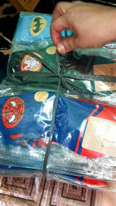 kaos kaki anak laki laki tk sd karakter superhero spiderman/ kaos kaki anak tk cowok umur 4-9 tahun