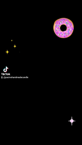 Donut Candle *Jam Biscuit Scent*: Giveaway Souvenir Display Gift