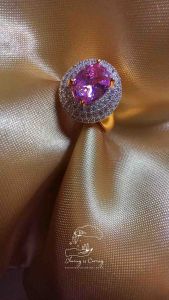 แหวนแฟชั่น เพชรแฟนซี CZ สวยน่ารักกกมาก แบบ บริดเจอตัน ราคา ฿1390.- บาท รวมส่ง Bridgerton syle