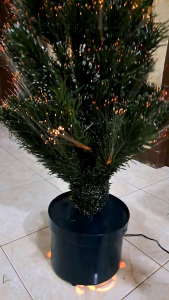 pohan natal optik/pohon natal led tinggi 100cm