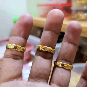 Cincin Plintir Lapis Emas Gold Plated