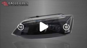 (A5 STYLE) EAGLE EYES Volkswagen Jetta 2011-2018 Dynamic Led Projector Head Lamp Headlamp Headlight Light