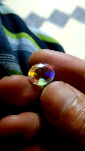 Batu akik pelangi warna favorit