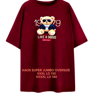 ( COD ) RCJ / KAOS JUMBO XXXL LD 130 - XXXXL LD 140 / LA / KAOS JUMBO / DISTRO / OVERSIZE / T-SHIRT /PAKAIAN PRIA