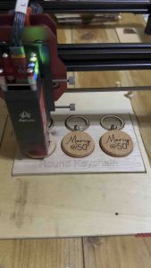 Personalized Wood Keychain / Laser Engraved Souvenir / Photo Keychain