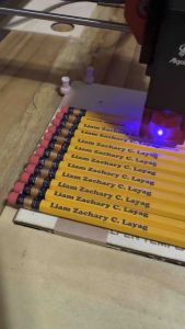 Personalized Mongol / Deli Pencil | Original Mongol | Laser Engrave