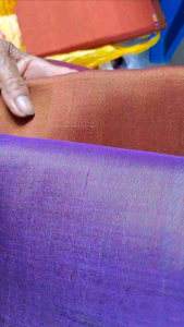 ผ้าไหมแท้สุรินทร์ กะเนวสีพื้น