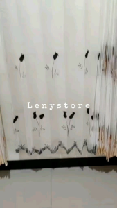 ❤LENYS❤ gorden vitrase/vitrage gorden/dalaman/furing/vitras/vitrage/gorden furing/tirai transparan bordir/vitrace