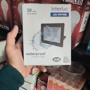 LAMPU SOROT OUTDOOR INTERLUC 30W 50W 100W IP66 ANTI AIR | LAMPU TAMAN