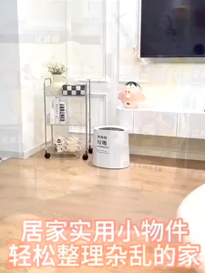 OHHDEER 3 Layer Storage Rack Multilayer Living Room Storage Cart for Cosmetic Toy Snack Book Rack Trolley Organizer Rack