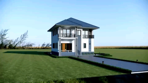 แบบบ้านปั้นหยา 2 ชั้น