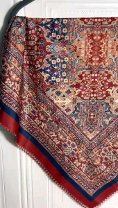 Hijab Motif Turkey SERIES 17 Katun Voal Premium Kerudung Segiempat Voal Halus Lembut Motif Print Sublime 3D High Quality