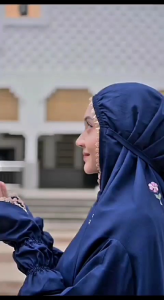 MUKENA STELAN BERLENGAN KATUN BORDIR MANUAL TIMBUL BUNGA RENDA MEWAH TAS BISA DIJADIKAN SAJADAH