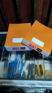 1 Pak Buku Tulis Sampul Coklat 58 Lembar & 38 isi 10 Pcs / Buku Tulis Kraft