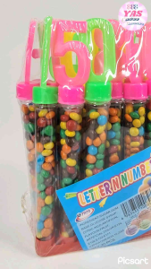 30pcs LETTER N NUMBER TOY TRAY WITH CANDY/ loot bag fillers / paninda / giveaways / party favors.