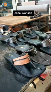 KASUT CAPAL SANDAL SLIPPER (SELIPAR) SHOES BLACK (HITAM)(BROWN)