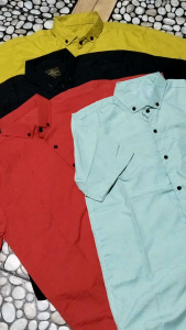 TERMURAHH KEMEJA POLOS LENGAN PENDEK KASUAL TREN 2024