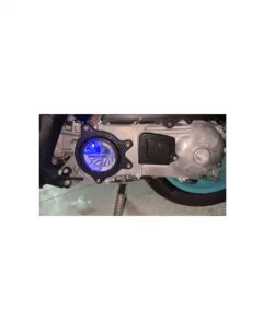 YAMAHA NVX155 V2 NMAX155 V2 CVT COVER TRANSPARENT WITH LED CVT ENGINE COVER SET NVX V2 NMAX V2 LAMPU LED CVT AEROX RADIO COVER KIPAS