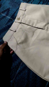 Rok Span Drill Wanita Belah Tengah Polos Tisaa