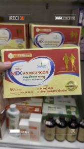 Viên MEX Ăn Ngủ Ngon HAPPY HEALTH NEW BRAND Hỗ Trợ Ăn Ngon Ngủ Sâu Giấc