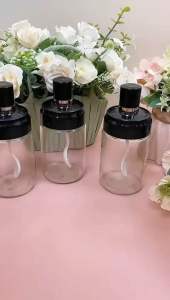 Botol Bumbu Dapur Kaca Tempat Penyimpanan Bumbu + Sendok Serbaguna