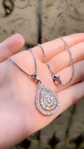 KALUNG TITANIUM SILVER 925 3MOTIF PERHIASAN FASHION WANITA ANTI KARAT ANTI LUNTUR