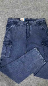 Zdc // Zaqman + Free Kaos // Celana Jeans Kargo Tidak Melar // Regular Fit Jeans // Celana Panjang Pria // Size 28-38