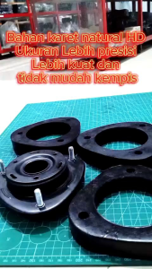 Karet Spacer Shock Depan Avanza Rush Tebal 2cm & 3cm Set 2pcs .