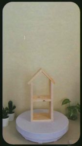 ‼️ถูก ส่งเร็วทันใจ‼️ ชั้นไม้ทรงบ้าน สไตล์มินิมอล แบบ 2 ชั้น และ 3 ชั้น