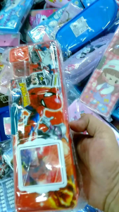 Tempat Pensil Magnet Karakter + Kalkulator / Kotak Pensil CC-7806