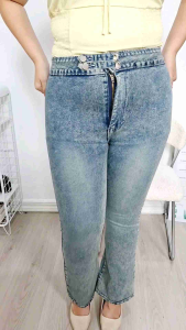 EmilyJ - Celana Cutbray Jeans HighWaist Jumbo 28-38 Premium Jeans Wanita Panjang