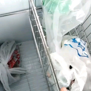 Bộ 2 Rổ Tủ Đông Lạnh+ Khung Treo+ Khay Lót Đáy Thiết Kế Thành 3 tầng(dùng tủ sanaky dưới 350L)