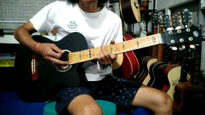 Gitar Original Untuk Pemula Sudah Tanam Besi Double Action