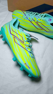 Sepatu Bola Mills Espada FG Green Yellow Purple