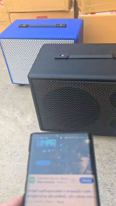 Newลำโพงบลูทูธมีแอมป์ในตัวพร้อมฟังดอกซับ 8นิ้ว(1ดอก) ดอกแหลม4นิ้ว(1ดอก) แอมป์D10OK (มีแบตในตัว) สามารถใช้ไมค์ได้2ช่อง เชื่อมต่อบลูทูธauxusb ใช้ได้ทั้งไฟบ้านและdc12v.