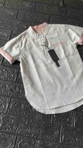Kemeja Anak Body Panjang Lengan Pendek Best Seller Motif Kotak Kecil Bisa COD