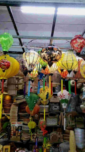 Lồng Đèn Hội An combo tặng bộ chuôi đèn led Đèn Trang Trí