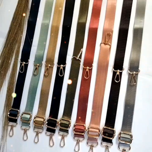 LONGSTRAP NYLON LEBAR 2.5 CM ACC GOLD